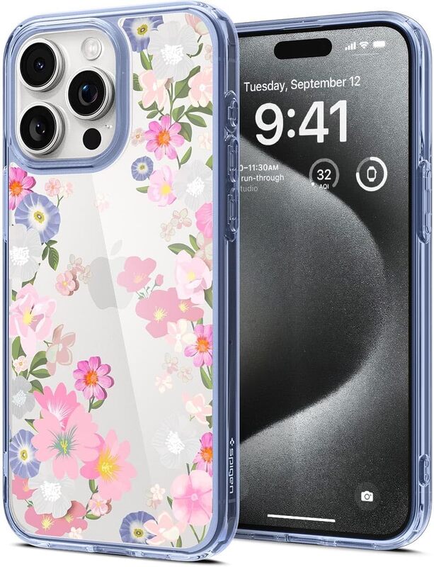 Spigen iPhone 15 PRO case cover Ultra Hybrid - Blossom